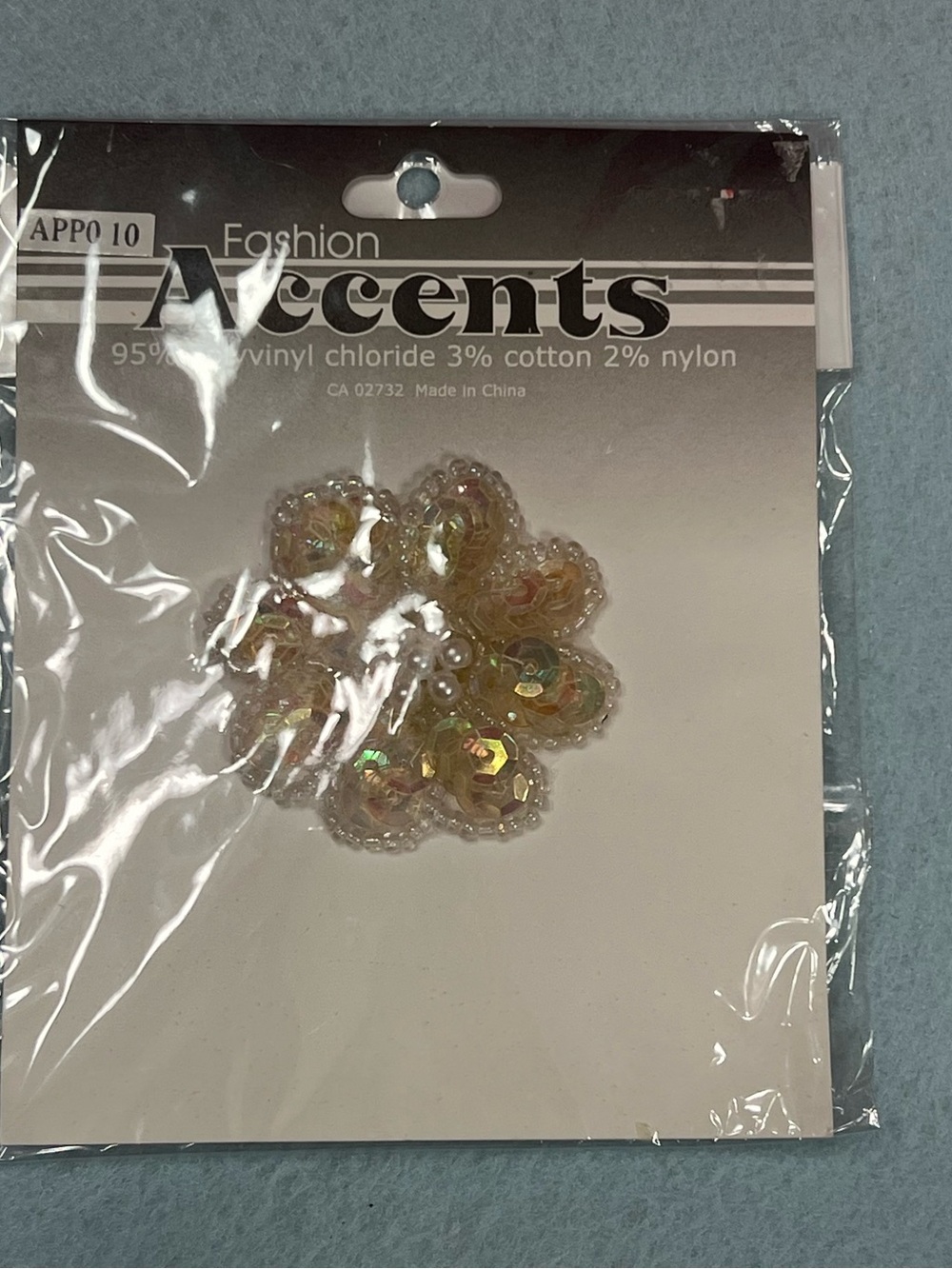 Fashion Accents Sequin Flower Applique - Picture 2 of 2